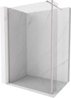 MEXEN/S Kioto Sprchová zástěna WALK-IN 115 x 30 cm, transparent, nikl kartáčovaná 800-115-212-97-00-030