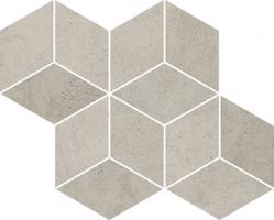 Paradyz Hexagon Pure City Grys Romb 20,4x23,8 cm