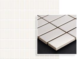 Paradyz Mozaika Albir Bianco k. 2,3x4,8 cm 29,8x29,8 cm