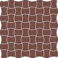 Paradyz Mozaika Modernizm Brown k. 3,6x4,4 cm 30,86x30,86 cm