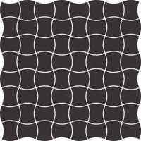 Paradyz Mozaika Modernizm Nero k. 3,6x4,4 cm 30,86x30,86 cm