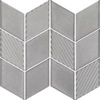 Paradyz Mozaika univerzální skleněná Silver Romb 20,5x23,8 cm