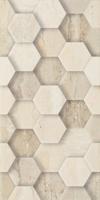 Paradyz Obklad Sunlight Stone Beige dekor geometrický 30x60 cm