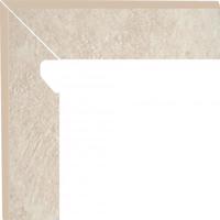 Paradyz Sokl fasádní levý Scandiano Beige 2 8,1x30 cm