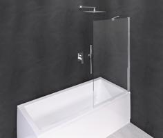 POLYSAN MODULAR SHOWER vanová zástěna 1000x1500, čiré sklo BMS1-100