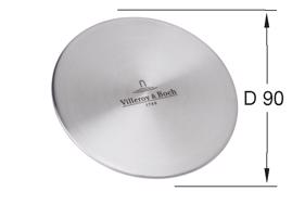 Příslušenství ke dřezům Villeroy & Boch krytka odpadu 962415LC, nerez 962415LC