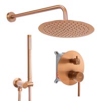 REA Podomítková sprchová sada Lungo Copper Brush  + BOX REA-P8809