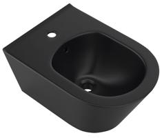 SAPHO AVVA bidet závěsný 35,5x53 cm, černá mat 100324-110