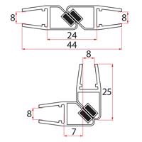 Sapho THRON LINE sada magnetických těsnění NDTL04