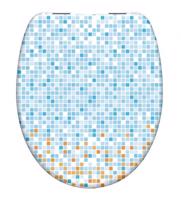 Schütte MOSAIK BLAU-ORANGE | Duroplast, Soft Close 9002560799265