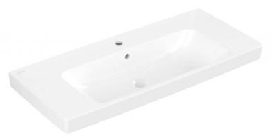 VILLEROY & BOCH Architectura Umyvadlo 100x45 cm, s přepadem, otvor pro baterii, alpská bílá 4A87A501