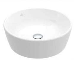 VILLEROY & BOCH Architectura Umyvadlo na desku, průměr 45 cm, s přepadem, alpská bílá 5A254501