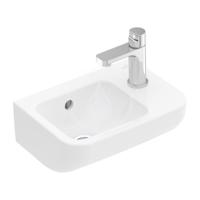 VILLEROY & BOCH Architectura Umývátko 360x260 mm, s přepadem, 1 otvor pro baterii vpravo, alpská bílá 43733601