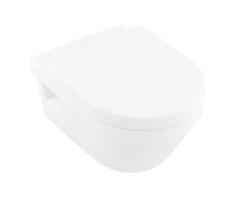 VILLEROY & BOCH Architectura Závěsné WC, sedátko SoftClose, Rimless, s CeramicPlus, alpská bílá 5684HRR1