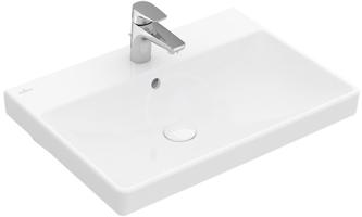 VILLEROY & BOCH Avento Umyvadlo nábytkové 600x470 mm, s přepadem, otvor pro baterii, alpská bílá 41586001