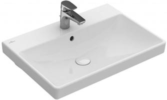 VILLEROY & BOCH Avento Umyvadlo nábytkové 60x47 cm, s přepadem, otvor pro baterii, alpská bílá 41586001