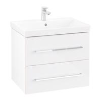 VILLEROY & BOCH Avento Umyvadlová skříňka, 630x514x452 mm, 2 zásuvky, Crystal White A89000B4