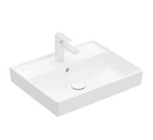 VILLEROY & BOCH Collaro Umyvadlo 600x470 mm, s přepadem, otvor pro baterii, CeramicPlus, alpská bílá 4A3360R1