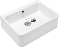 VILLEROY & BOCH O.novo Keramický dřez na desku, 50x41 cm, alpská bílá 63210001