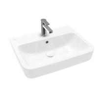 VILLEROY & BOCH O.novo Umyvadlo 600x460 mm, s přepadem, otvor pro baterii, alpská bílá 4A416001