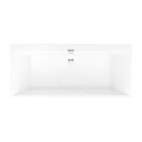 VILLEROY & BOCH Squaro Edge 12 Vana 1800x800x450 mm, Quaryl, bílá UBQ180SQE2DV-01