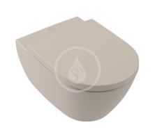 VILLEROY & BOCH Subway 2.0 Závěsné WC, DirectFlush, CeramicPlus, Almond 5614R0AM