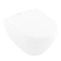 VILLEROY & BOCH Subway 2.0 Závěsné WC s hlubokým splachováním, AntiBac, s CeramicPlus, alpská bílá 5614A1T2