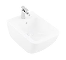 VILLEROY & BOCH Venticello Závěsný bidet, s 1 otvorem pro baterii, CeramicPlus, alpská bílá 441100R1